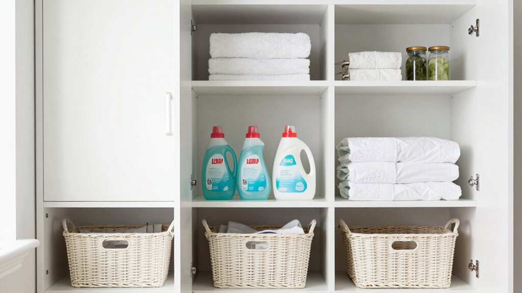 optimal laundry storage heights