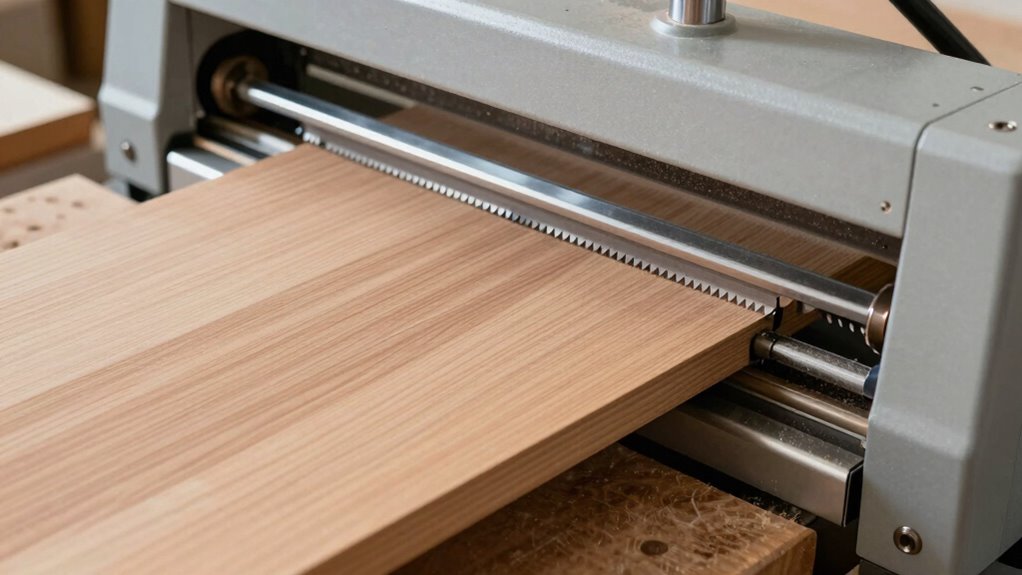 optimal thickness planer setup