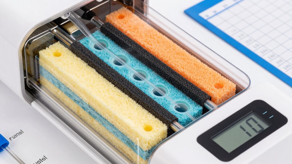 optimize filter media layering