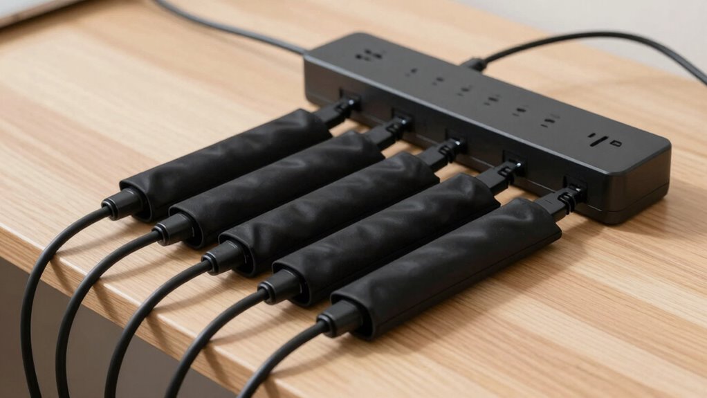 organize cables for efficiency