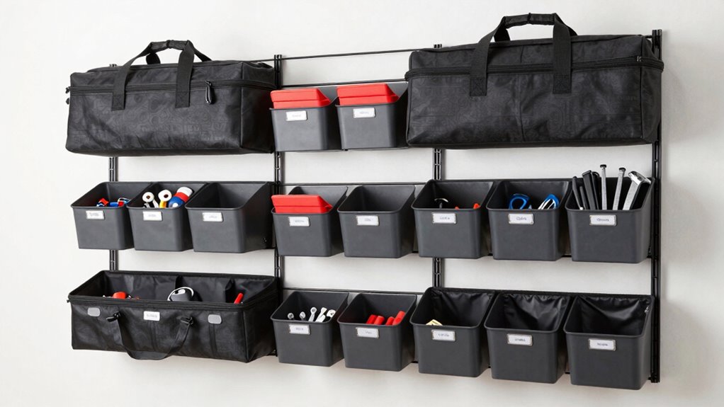 organize tools with designated spots