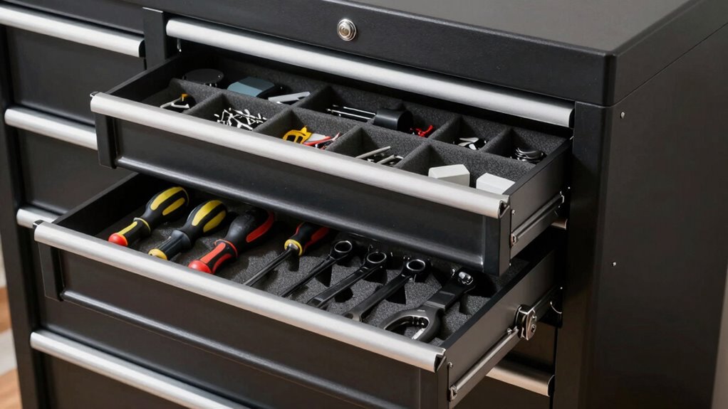 organize tools with dividers