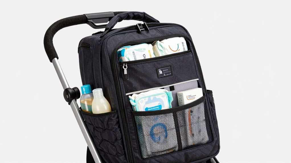 organized accessible diaper essentials