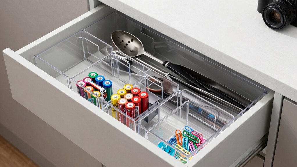 organized drawer reduces clutter