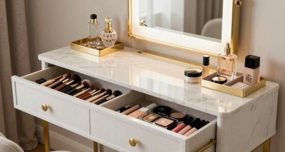 organized makeup storage solution