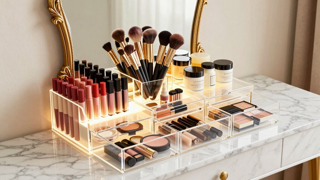 organized makeup storage solutions