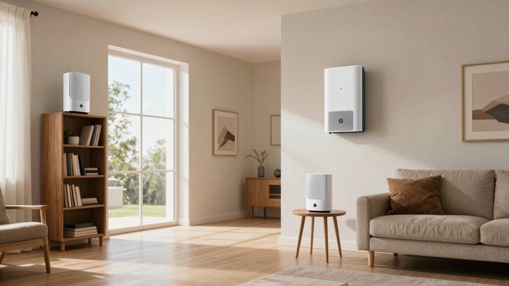 place nodes centrally avoid interference