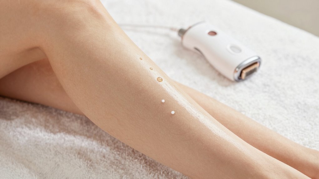 pre epilation skin preparation