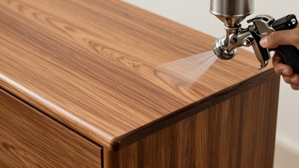 precise efficient furniture coating