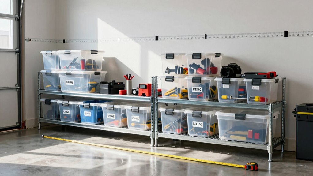 precise garage space planning