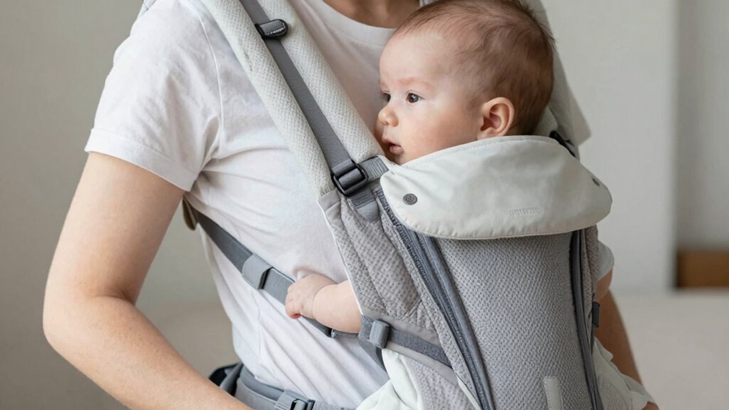 proper ergonomic baby carrying