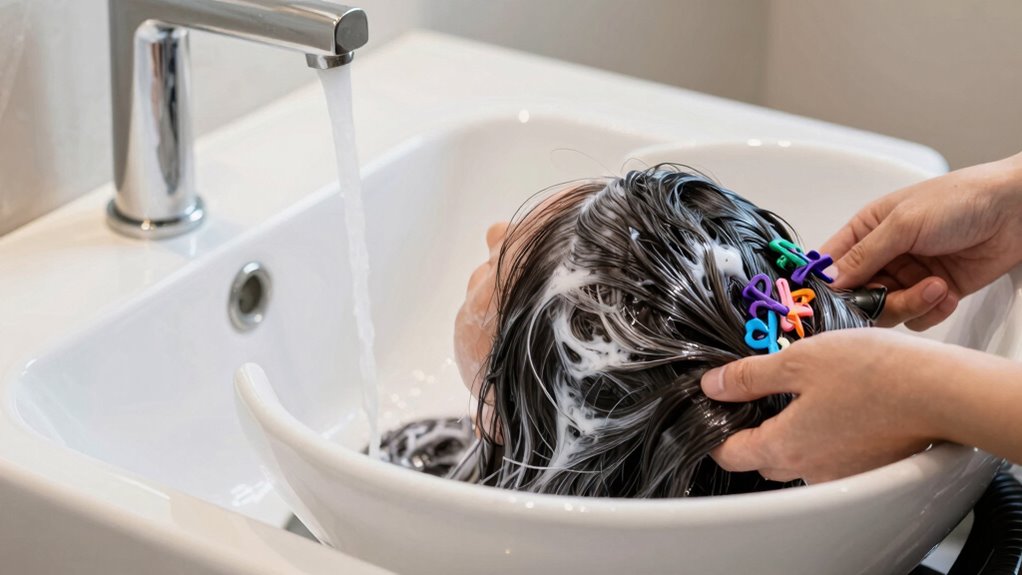 proper hair washing routine