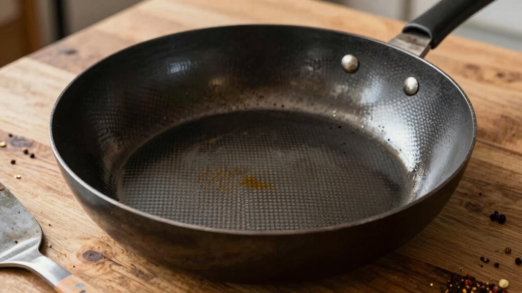 proper heat and seasoning