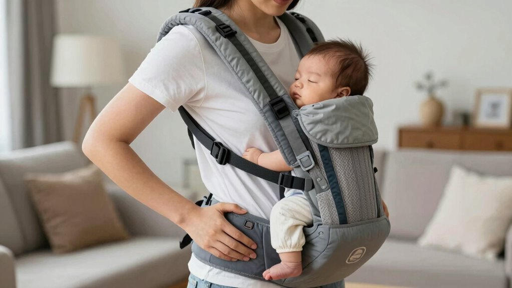 proper hip carrier positioning