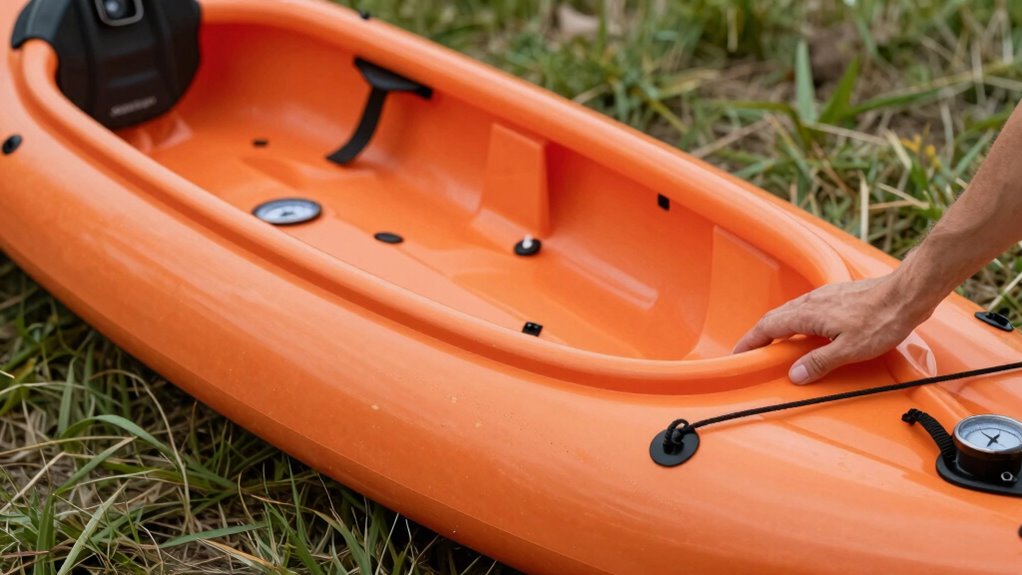 proper kayak inflation and testing