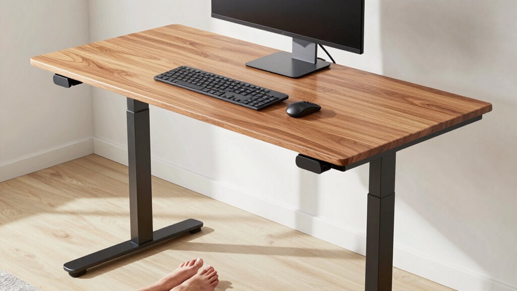 proper standing desk posture