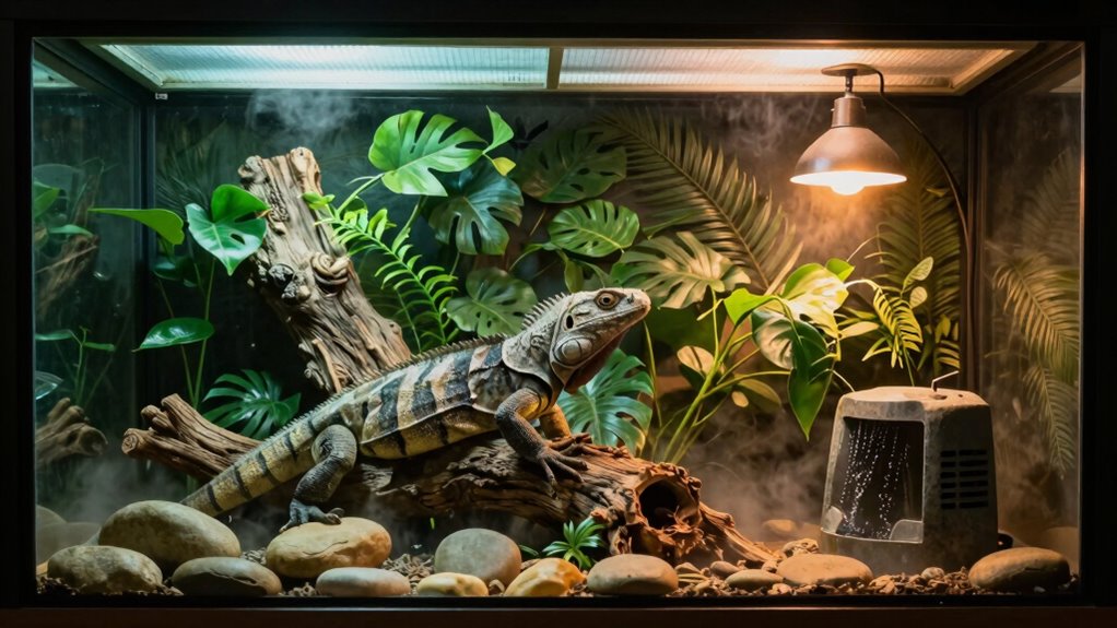 proper uvb bulb placement