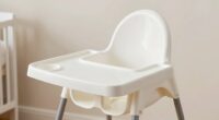 quick clean crumb free high chair