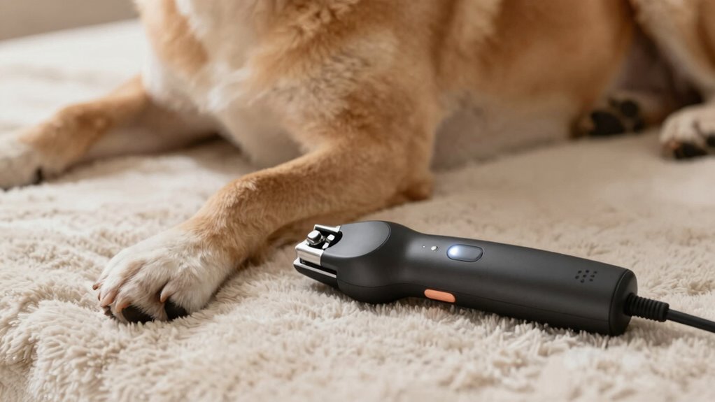 quiet grooming for stressed dogs