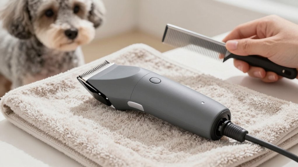 regular blade cleaning and lubrication