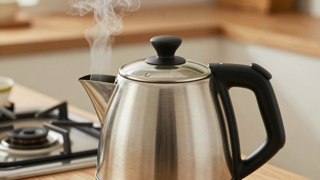regular kettle cleaning prevents plastic tastes