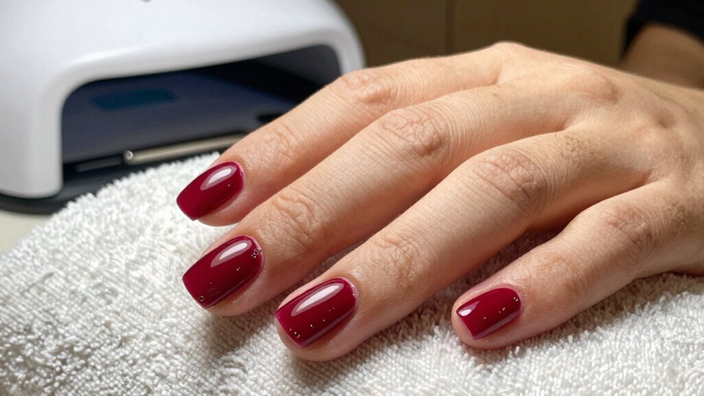 regular nail care routine