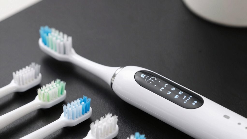 replace brush heads regularly