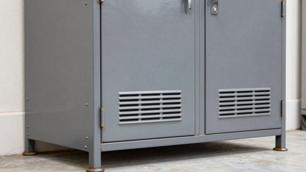 rust resistant cabinet construction