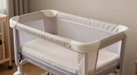 safe bedside bassinet height