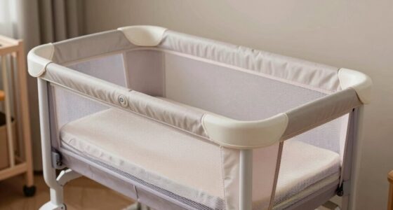 safe bedside bassinet height