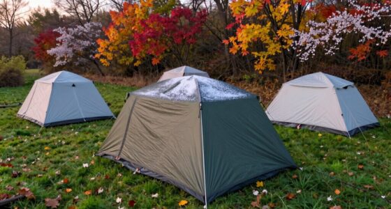 seasonal camping tent guidance