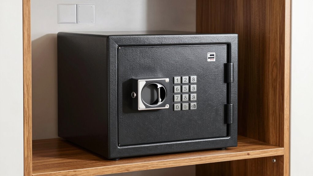 secure fire resistant safe features