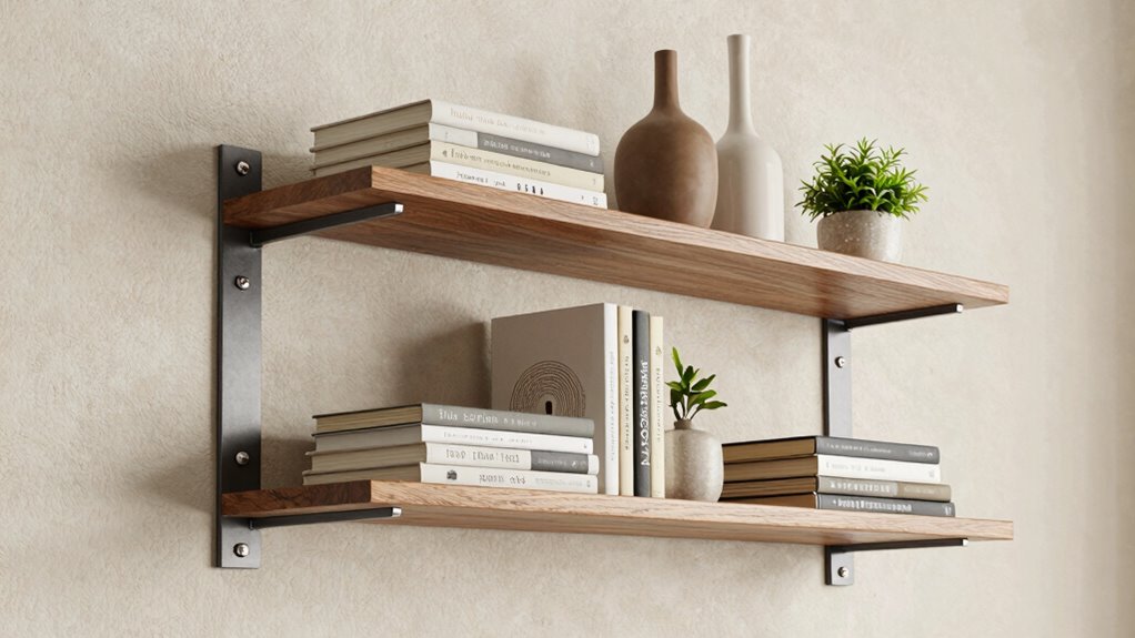 secure level balanced shelving