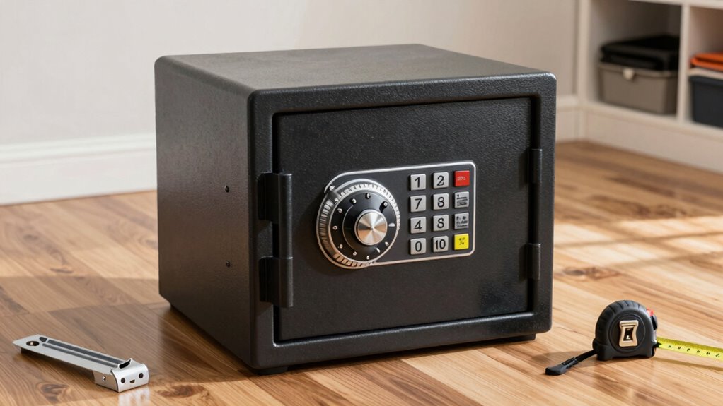 securely anchor safe location