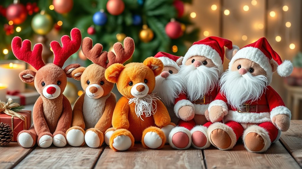 selecting plush christmas gifts