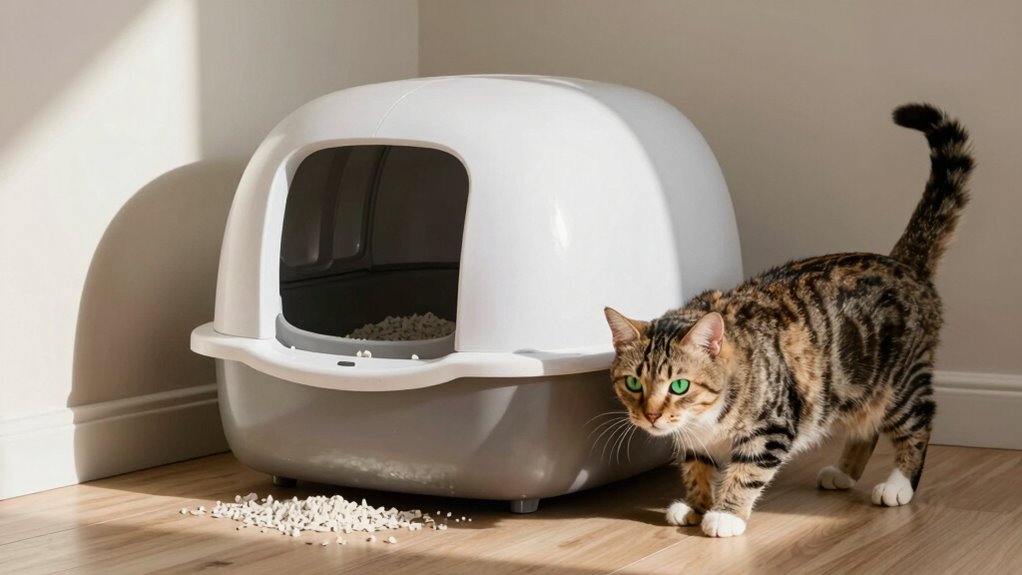 signs of litter box avoidance