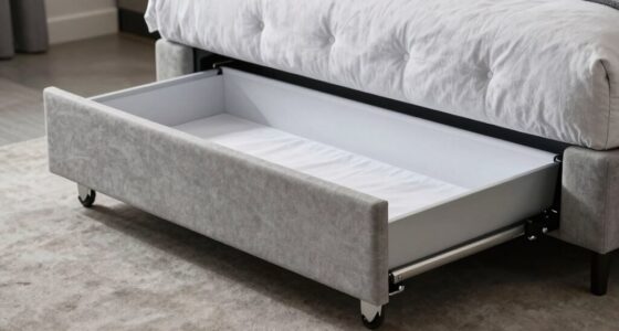 silent dust free slide out storage