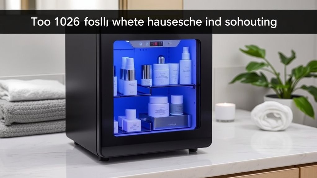 skincare fridge selection criteria