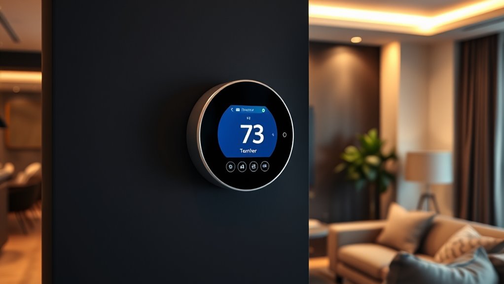 smart heat pump thermostat features