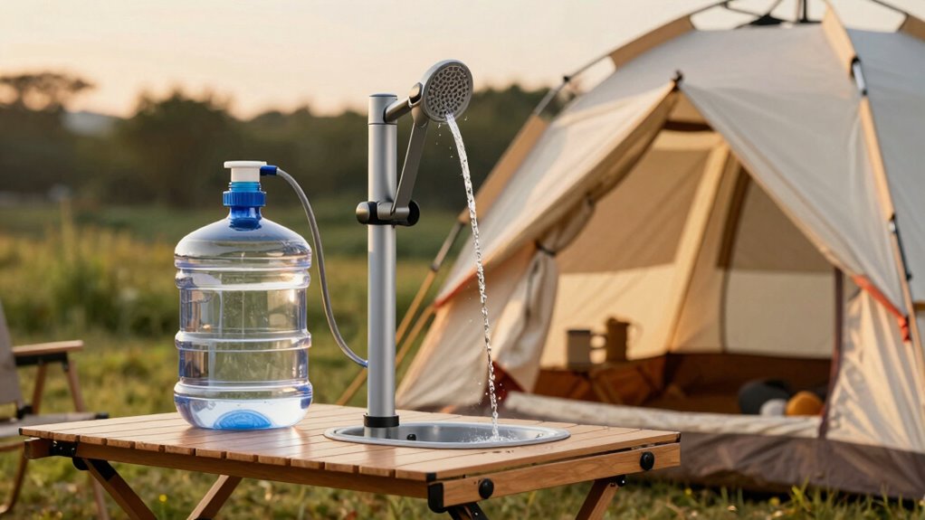 smart shopping for camping showers
