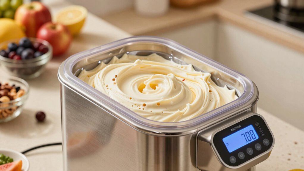 smooth consistent ice cream