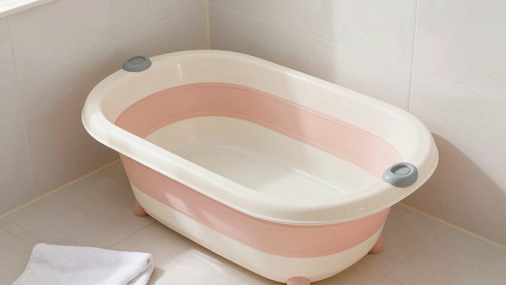 space saving tiny baby tubs