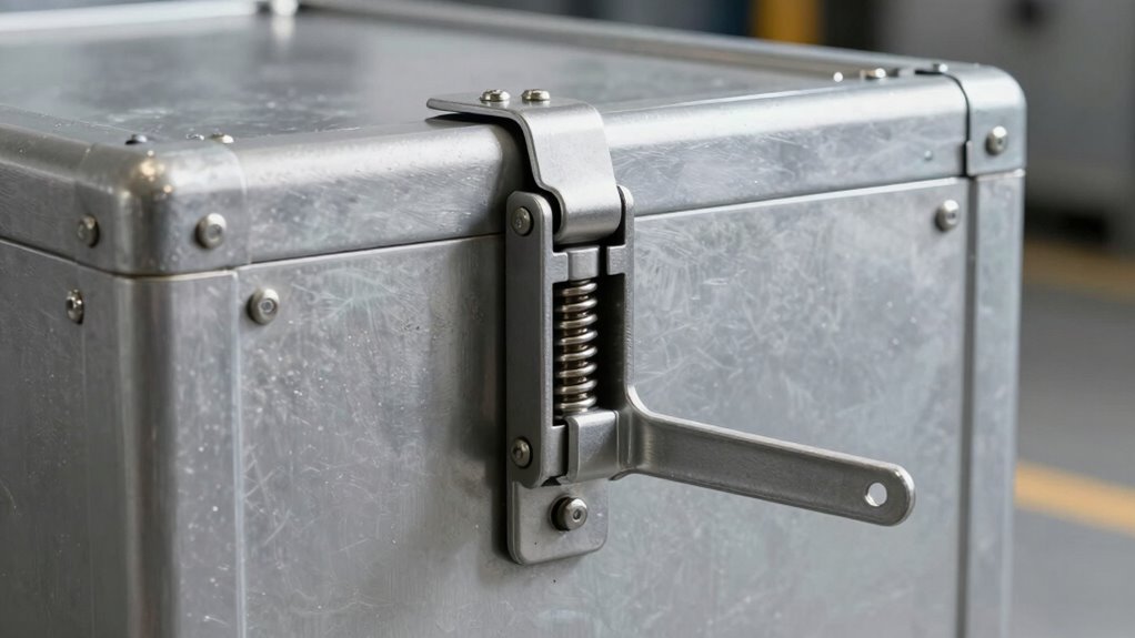 spring loaded latch safety