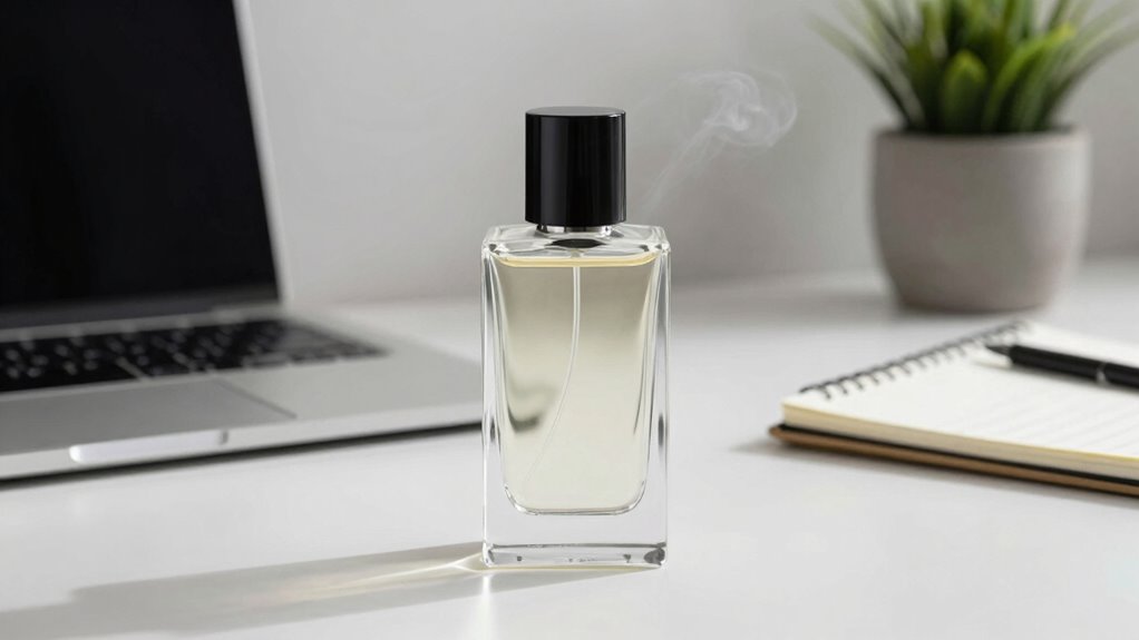 subtle layered perfume application