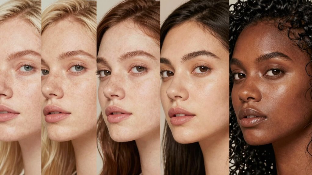 suitable for certain skin tones