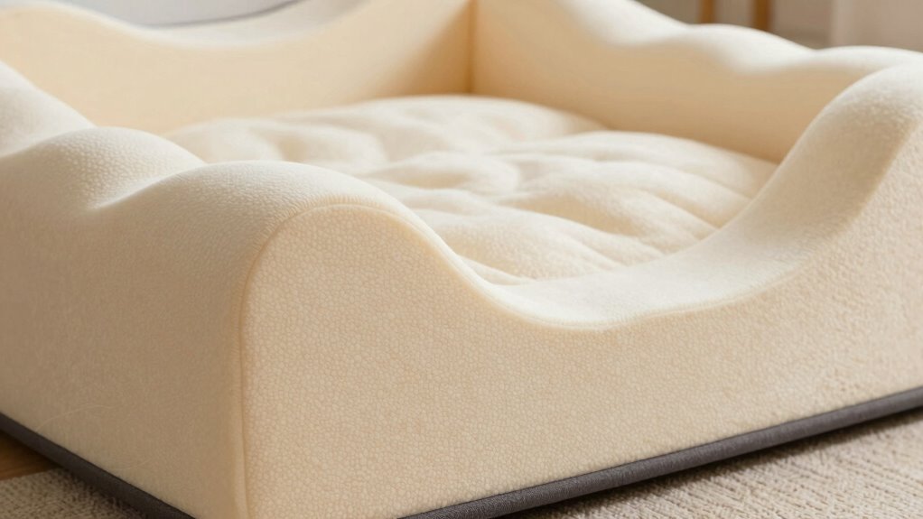 supportive foam enhances dog comfort