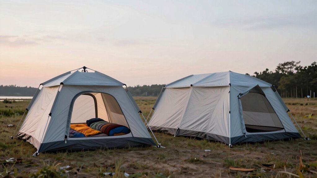 tent capacity versus comfort