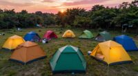 tent size versus sleeping capacity
