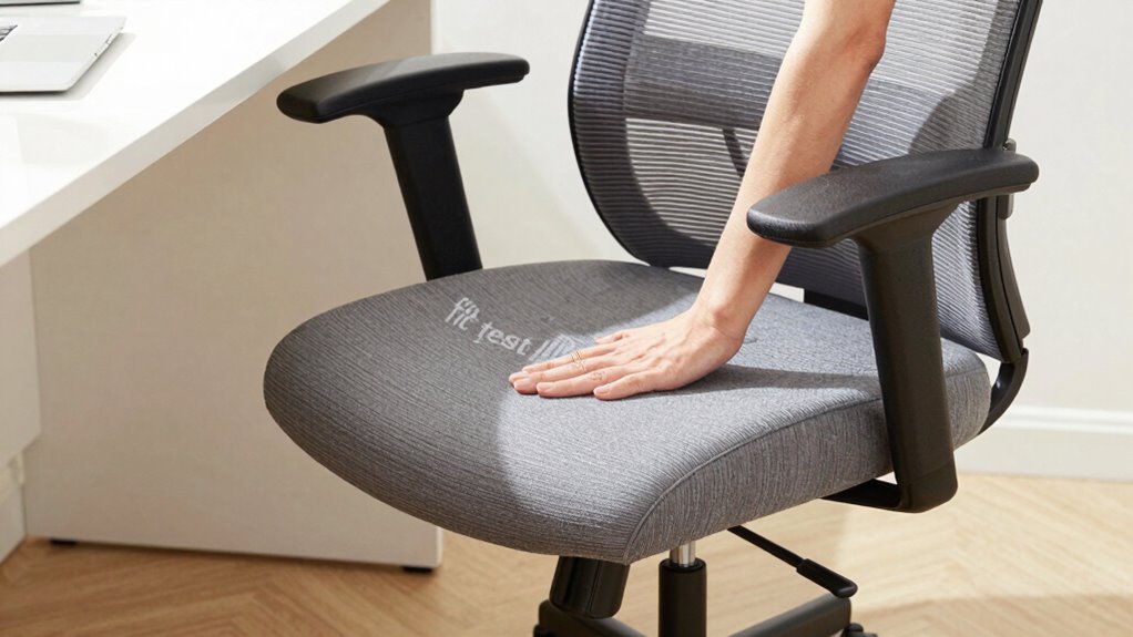 test ergonomic comfort and support