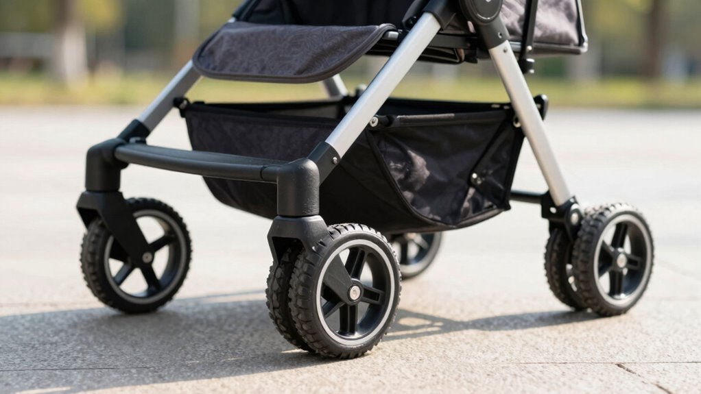 test stroller turning responsiveness